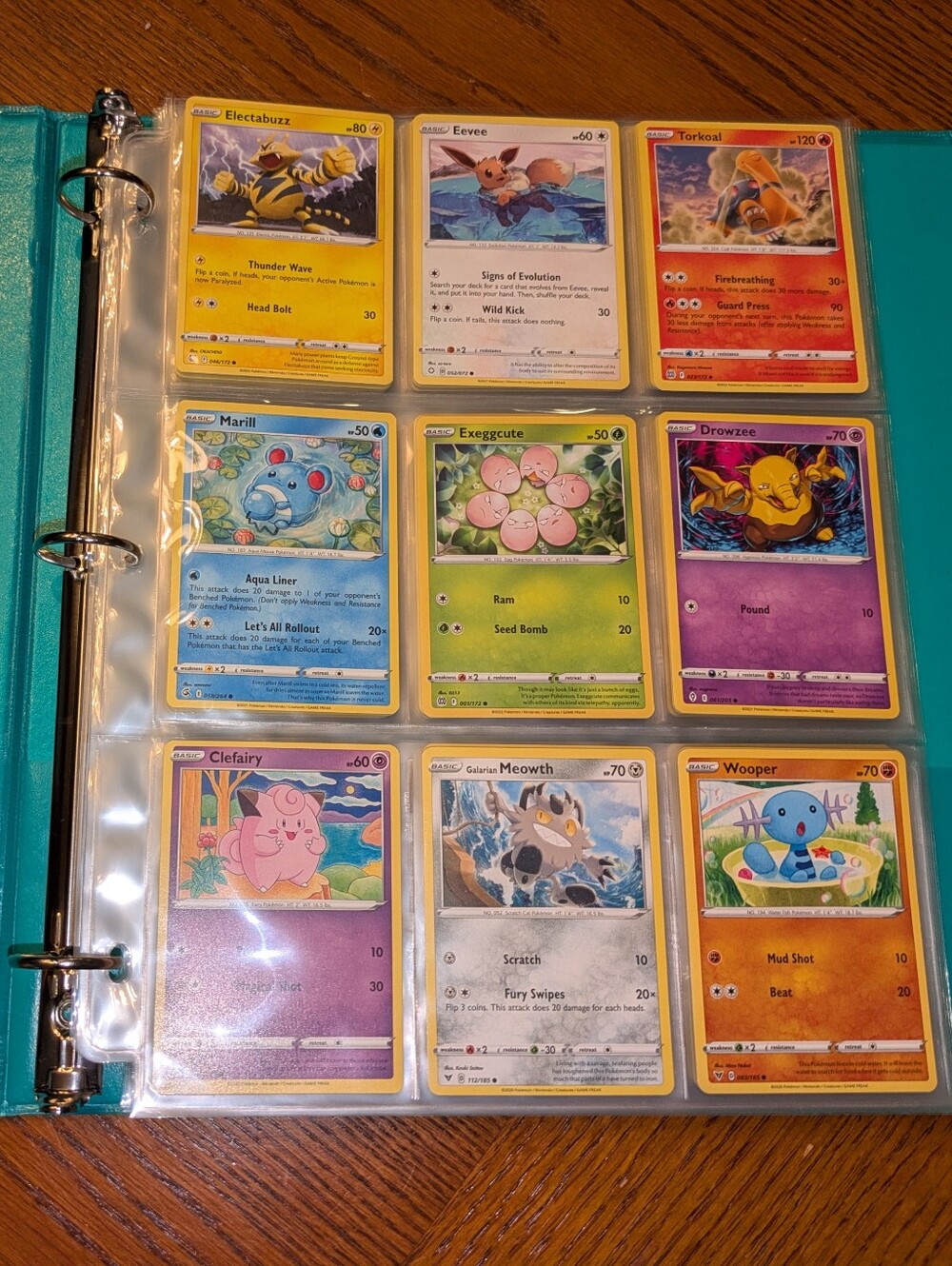 Pokemon Cards Binder 🔥 Pokemon Trading Cards Lot Collection